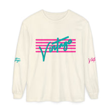 Load image into Gallery viewer, VINTAGE STARS AND STRIPES LONG SLEEVE (UNISEX) SOUTH BEACH INK