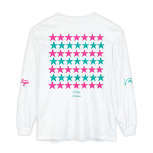 Load image into Gallery viewer, VINTAGE STARS AND STRIPES LONG SLEEVE (UNISEX) SOUTH BEACH INK