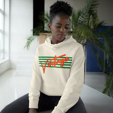 Load image into Gallery viewer, VINTAGE STARS AND STRIPES ORANGE AND LIME UNISEX HOODIE