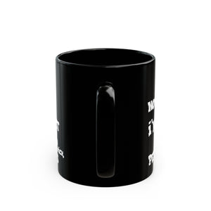 TEES BY SUPA DOG PERSON (BLACK) Black Mug (11oz)