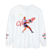 Load image into Gallery viewer, VINTAGE THE FLYEST (UNISEX) LONG SLEEVE TEE BLACK AND INFERED