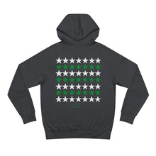 Load image into Gallery viewer, VINTAGE STARS AND STRIPES WHITE AND GREEN HOODIE (UNISEX)