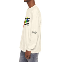 Load image into Gallery viewer, VINTAGE STARS AND STRIPES LONG SLEEVE (UNISEX) ROY G BIV &amp; BLACK INK
