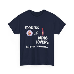 TEES BY SUPA FOODIES AND WINE LOVERS (WHITE)