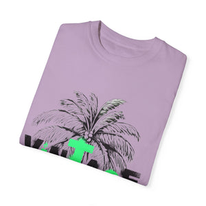 VINTAGE PALM TREE BLACK AND MINT