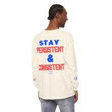 Load image into Gallery viewer, VINTAGE STAY P&amp;C LONG SLEEVE TEE BUBBLE GUM (UNISEX)
