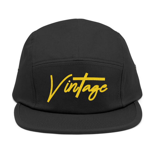 VINTAGE 5 PANEL HAT (GOLD) UNISEX