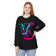 Load image into Gallery viewer, VINTAGE WILD STYLE TURQUOISE AND HYPER PURPLE LONG SLEEVE
