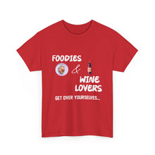 Load image into Gallery viewer, TEES BY SUPA FOODIES AND WINE LOVERS (WHITE)