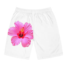 Load image into Gallery viewer, VINTAGE (WELCOME TO BOTANY 101 PINK FLOWER) ON WHITE SHORTS