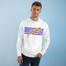 Load image into Gallery viewer, VINTAGE STARS AND STRIPES GOLD AND BLUE (UNISEX) HOODIE