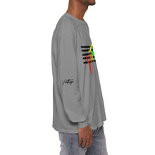 Load image into Gallery viewer, VINTAGE STARS AND STRIPES LONG SLEEVE (UNISEX) ROY G BIV &amp; BLACK INK