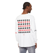 Load image into Gallery viewer, VINTAGE STARS AND STRIPES LONG SLEEVE (UNISEX) INFERRED AND BLACK INK