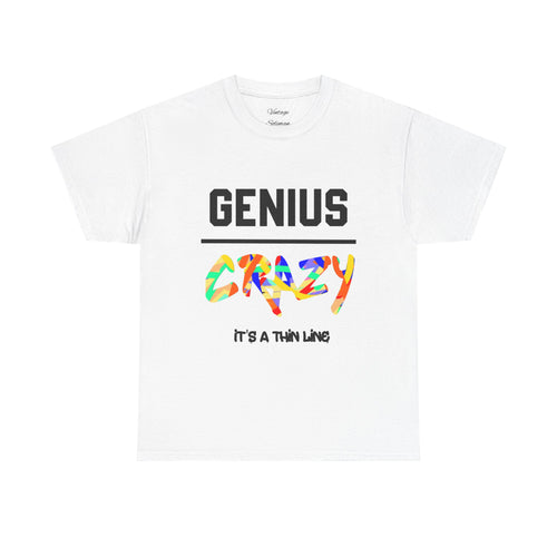 TEES BY SUPA ITS A THIN LINE (BLACK)