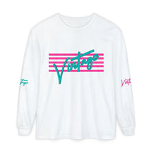 Load image into Gallery viewer, VINTAGE STARS AND STRIPES LONG SLEEVE (UNISEX) SOUTH BEACH INK