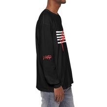 Load image into Gallery viewer, VINTAGE STARS AND STRIPES LONG SLEEVE (UNISEX) INFERRED AND WHITE INK