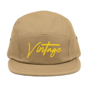 VINTAGE 5 PANEL HAT (GOLD) UNISEX
