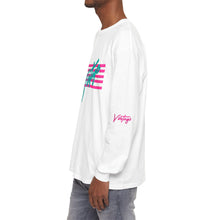 Load image into Gallery viewer, VINTAGE STARS AND STRIPES LONG SLEEVE (UNISEX) SOUTH BEACH INK