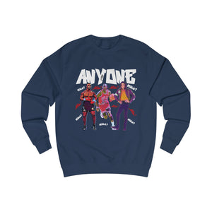 VINTAGE ANYONE (WHITE INK) UNISEX SWEATSHIRT