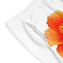 Load image into Gallery viewer, VINTAGE (WELCOME TO BOTANY 101 ORANGE FLOWER) ON WHITE SHORTS