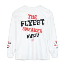 Load image into Gallery viewer, VINTAGE THE FLYEST (UNISEX) LONG SLEEVE TEE BLACK AND INFERED