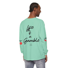 Load image into Gallery viewer, VINTAGE LIFE IS A GAMBLE (UNISEX) BLACK INK