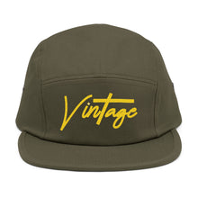 Load image into Gallery viewer, VINTAGE 5 PANEL HAT (GOLD) UNISEX