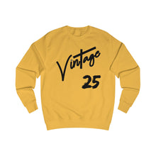 Load image into Gallery viewer, VINTAGE ORIGINALS (ALL BLACK) UNISEX SWEATSHIRT