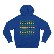 Load image into Gallery viewer, VINTAGE STARS AND STRIPES LEMON LIME HOODIE (UNISEX)