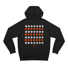 Load image into Gallery viewer, VINTAGE STARS AND STRIPES HOODIE (UNISEX) WHITE AND ORANGE