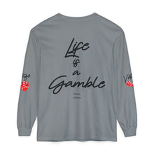 Load image into Gallery viewer, VINTAGE LIFE IS A GAMBLE (UNISEX) BLACK INK