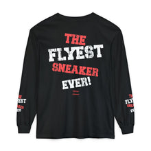 Load image into Gallery viewer, VINTAGE THE FLYEST (UNISEX) LONG SLEEVE TEE WHITE AND INFERED