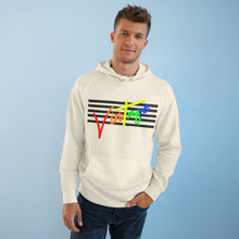 Load image into Gallery viewer, VINTAGE STARS AND STRIPES ROYGBIV (BLACK)