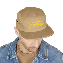 Load image into Gallery viewer, VINTAGE 5 PANEL HAT (GOLD) UNISEX
