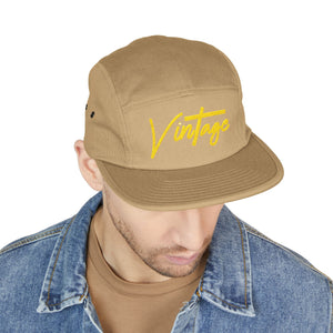 VINTAGE 5 PANEL HAT (GOLD) UNISEX