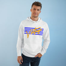 Load image into Gallery viewer, VINTAGE STARS AND STRIPES GOLD AND BLUE (UNISEX) HOODIE