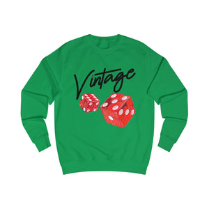 Vintage Life is a Gamble Unisex Sweatshirt - Black ink