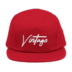 VINTAGE 5 PANEL HAT (WHITE) UNISEX