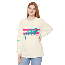 Load image into Gallery viewer, VINTAGE STARS AND STRIPES LONG SLEEVE (UNISEX) SOUTH BEACH INK