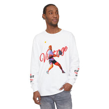 Load image into Gallery viewer, VINTAGE THE FLYEST (UNISEX) LONG SLEEVE TEE BLACK AND INFERED