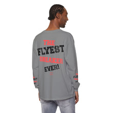Load image into Gallery viewer, VINTAGE THE FLYEST (UNISEX) LONG SLEEVE TEE BLACK AND INFERED