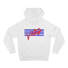 Load image into Gallery viewer, VINTAGE STARS AND STRIPES BLUE AND RED (UNISEX) HOODIE