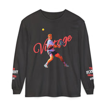 Load image into Gallery viewer, VINTAGE THE FLYEST (UNISEX) LONG SLEEVE TEE WHITE AND INFERED