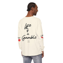 Load image into Gallery viewer, VINTAGE LIFE IS A GAMBLE (UNISEX) BLACK INK