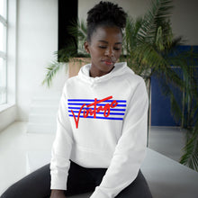 Load image into Gallery viewer, VINTAGE STARS AND STRIPES BLUE AND RED (UNISEX) HOODIE