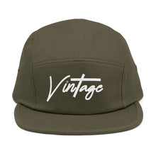 Load image into Gallery viewer, VINTAGE 5 PANEL HAT (WHITE) UNISEX