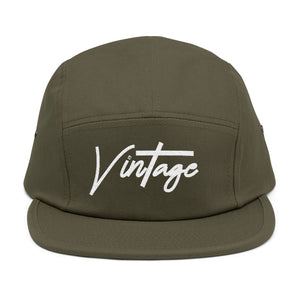 VINTAGE 5 PANEL HAT (WHITE) UNISEX