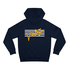 Load image into Gallery viewer, VINTAGE STARS AND STRIPES UNISEX HOODIE (WHITE AND GOLD)