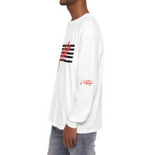 Load image into Gallery viewer, VINTAGE STARS AND STRIPES LONG SLEEVE (UNISEX) INFERRED AND BLACK INK