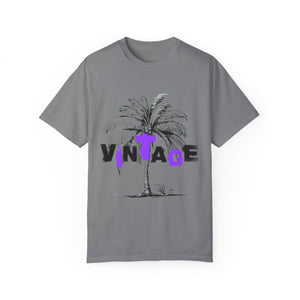 VINTAGE PALM TREE BLACK AND PURPLE